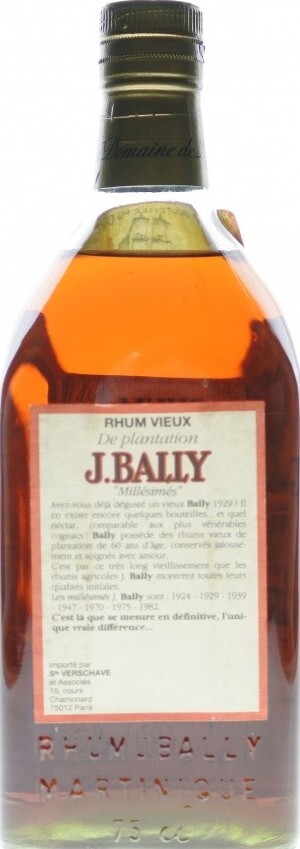 J.Bally Millesime 1982 45% 750ml