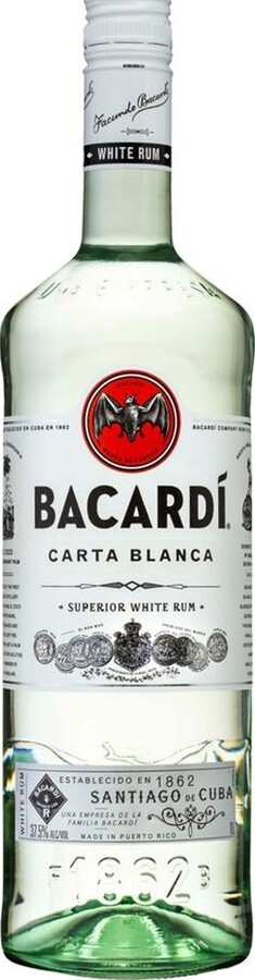 Bacardi Superior White Founder's Day 2019 Unaged 37.5% 1000ml