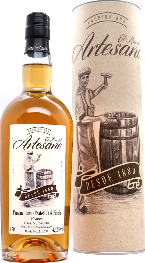 El Ron del Artesano Panama Sweet Rum Reloaded Edition No.3 10yo 42.2% 700ml