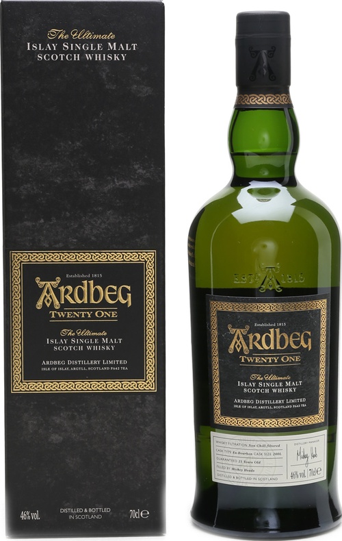 Ardbeg Twenty One Ex-Bourbon Casks 46% 700ml