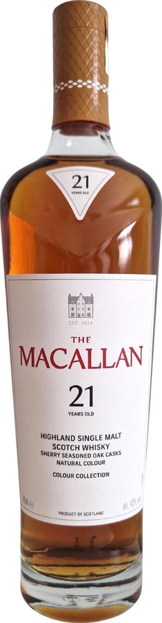 Macallan 21yo The Colour Collection Sherry seasoned oak 43% 700ml