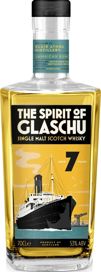 Blair Athol 7yo GlSp Bourbon and Jamaican rum barrel finish 53% 700ml