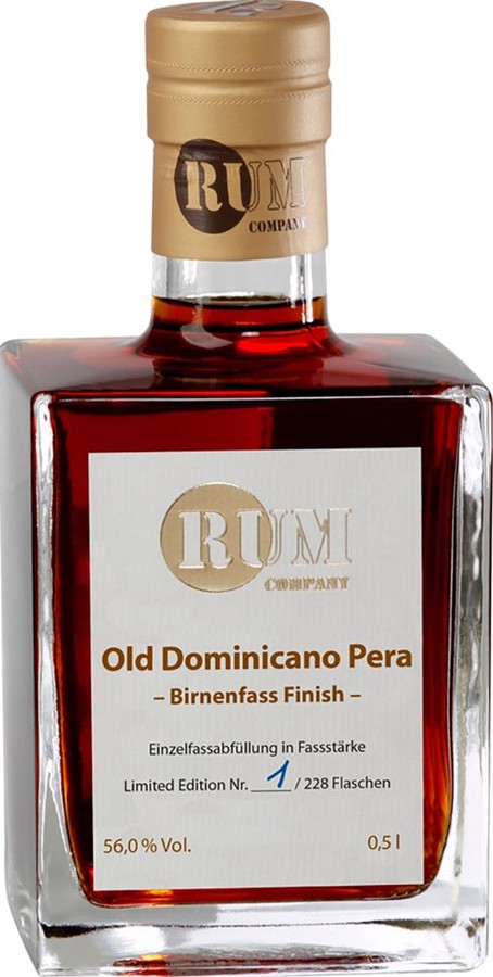 Rum Company Dominican Republic Old Dominicano Pera 23yo 56% 500ml