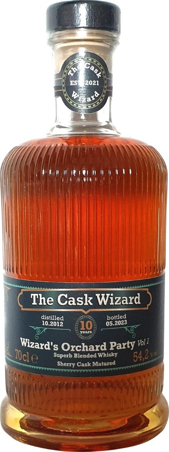 The Cask Wizard 2012 TCaWi Wizard's Orchard Party 1 Sherry Cask Matured 54.2% 700ml