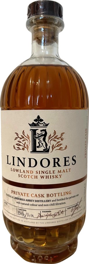 Lindores Abbey 2019 The Private Cask Bourbon Firkin Malt Squared 59.3% 700ml