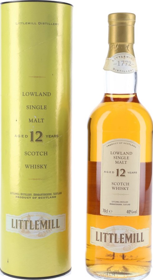 Littlemill 12yo Lowland Single Malt Scotch Whisky 40% 700ml
