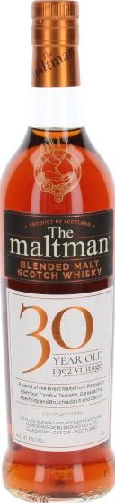 Blended Malt Scotch Whisky 1992 MBl The Maltman Sherry Butt 47.6% 700ml