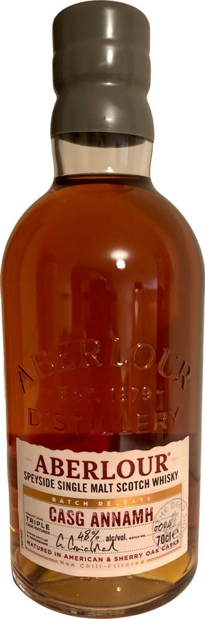 Aberlour Casg Annamh Batch Release American Oak and Sherry 48% 700ml