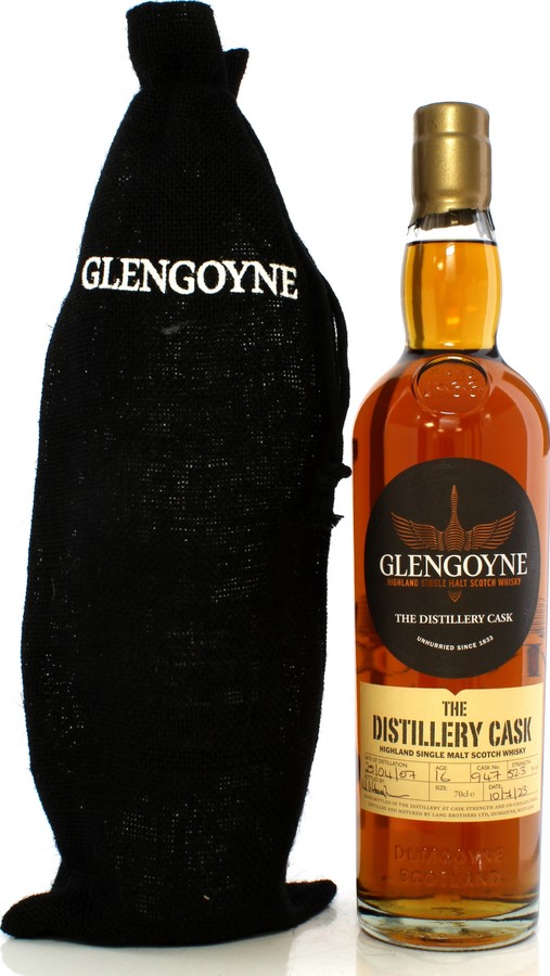Glengoyne 2007 Handfilled Distillery only Oloroso American Oak 52.3% 700ml