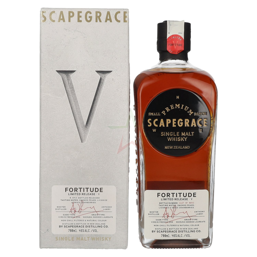 Scapegrace Fortitude Limited Release V Virgin French Oak 46% 700ml