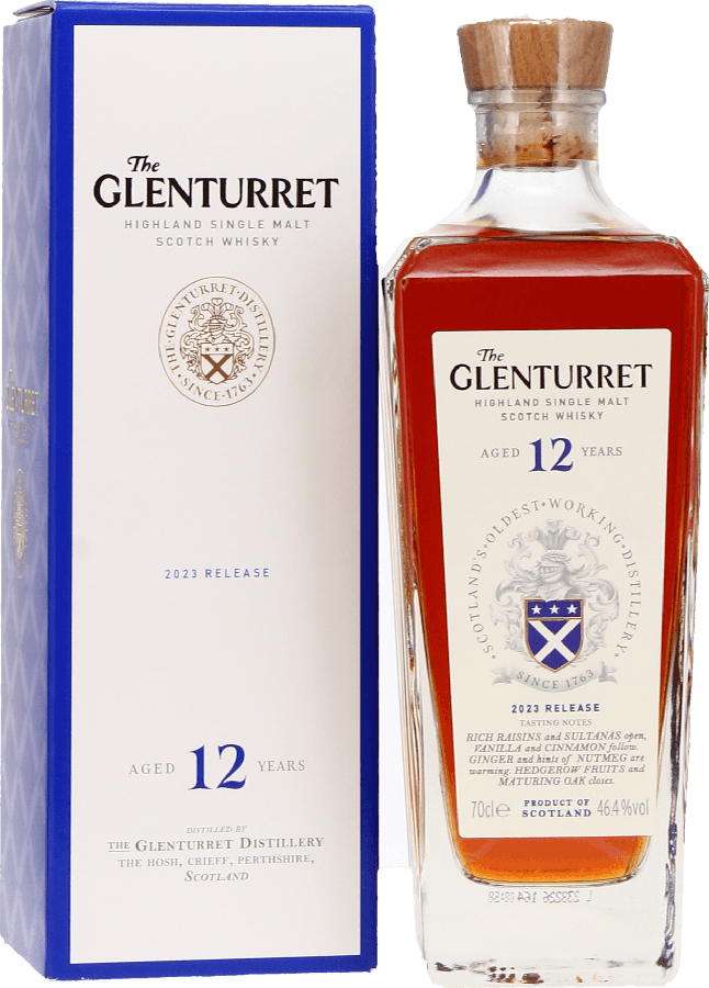 Glenturret 12yo 2023 Release European & American Oak 46.4% 700ml