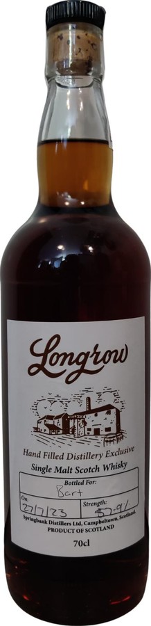 Longrow Hand Filled Distillery Exclusive 57.9% 700ml