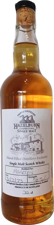 Hazelburn Hand Filled Distillery Exclusive 58.5% 700ml