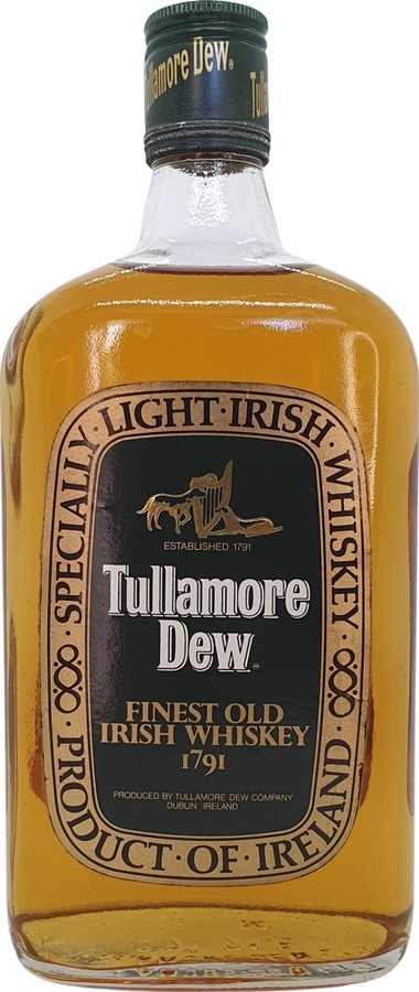 Tullamore Dew Finest Old Irish Whisky Specially Light Irish Whisky Bols Import Neuss RH 43% 700ml