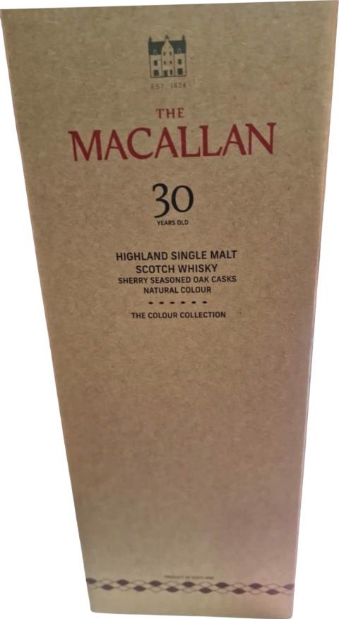 Macallan 30yo The Colour Collection Sherry seasoned oak 43% 700ml