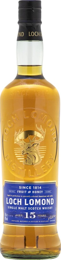 Loch Lomond 15yo Fruit & Honey Refill recharred american oak Systembolaget Sweden Exclusive 46% 700ml