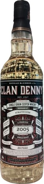 Strathclyde 2005 McG Clan Denny Refill Barrel 48% 700ml