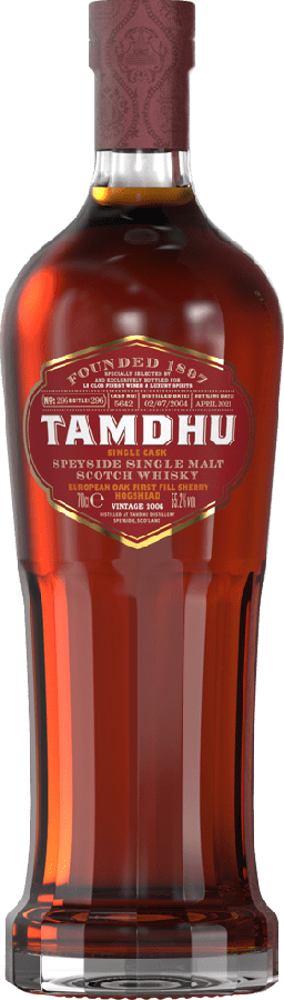 Tamdhu 2008 Single Cask European oak 1st fill sherry Israeli anniversary 58.1% 700ml