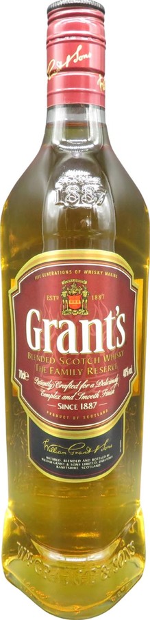 Grant's The Family Reserve Blended Scotch Whisky 40% 700ml