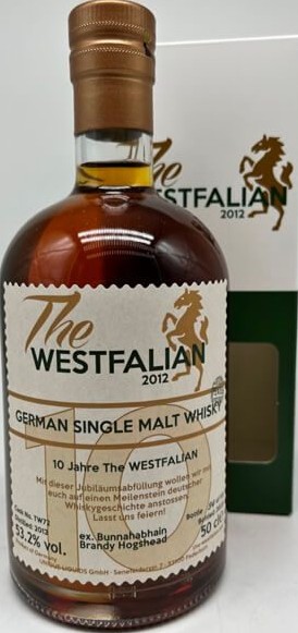 The Westfalian 2013 German Single Malt Whisky ex-Port Charlotte Sherry Hogshead 53.3% 500ml