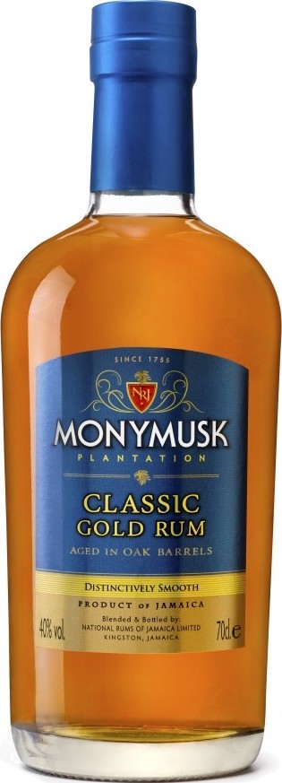 Monymusk Plantation Clasic Gold Rum 40% 700ml
