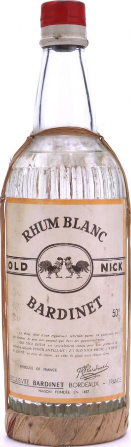Bardinet Rhum Negrita Old Nick Blanc 50%