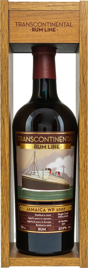 Transcontinental Rum Line 2007 Jamaica WP Single Cask WP07JM01 Line #51 14yo 57.9% 700ml