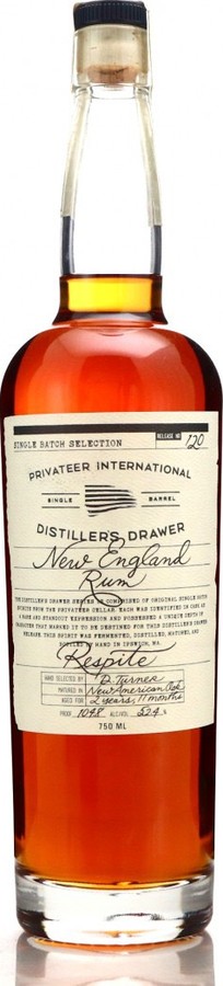 Privateer Distiller's Drawer USA #120 Respite 2yo 52.4% 750ml