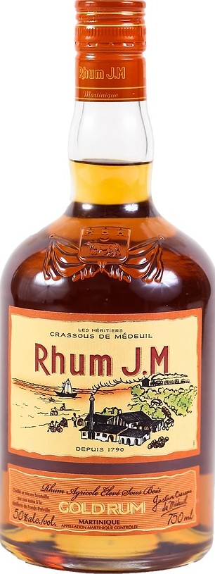 Rhum J.M Gold Rum 50% 750ml