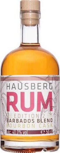 Hausberg Rum Edition No.2 Barbados Blend 40% 500ml