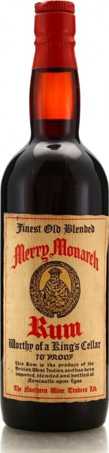 Northern Wine Traders LTD Merry Monarch Rum 1940s