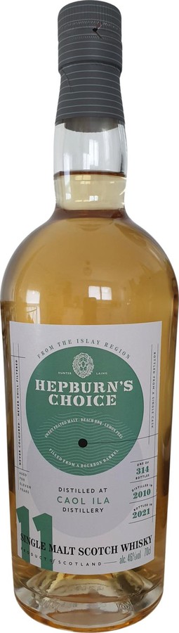 Caol Ila 2010 HL Hepburn's Choice Bourbon Barrel 46% 700ml