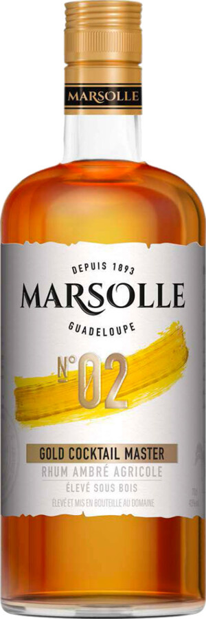 Marsolle Guadeloupe #2 Gold Cocktail Master 1yo 43% 700ml