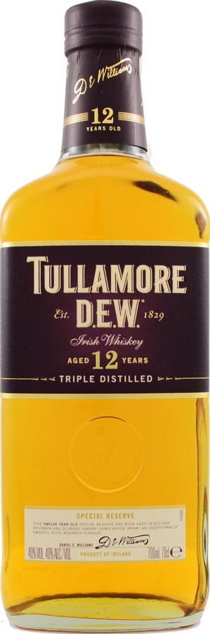 Tullamore Dew 12yo Special Reserve Ex-Bourbon & Oloroso Sherry 40% 700ml