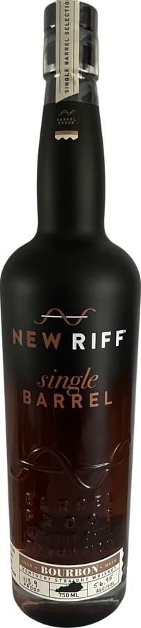 New Riff 2018 Single Barrel New Charred Oak Total Wine & More 56.95% 750ml