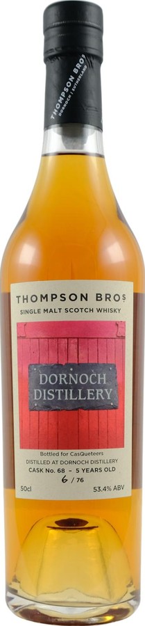 Dornoch 2018 1st Fill Bourbon Octave CasQueteers 53.4% 500ml