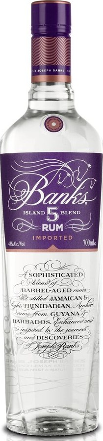 Banks 5 Multiple countries Island Blend 43% 700ml