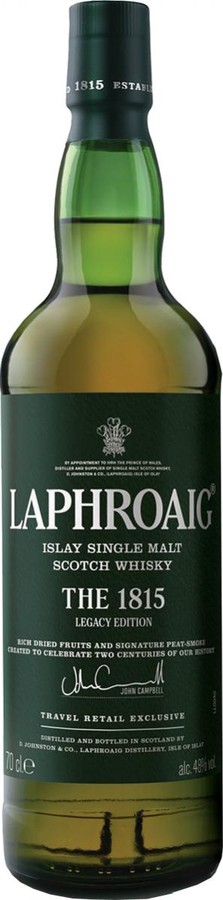 Laphroaig The 1815 Legacy Edition Travel Retail Exclusive 48% 700ml