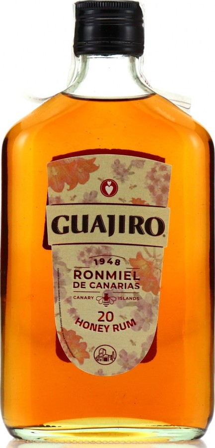 San Bartolome de Tejina Guajiro Ronmiel de Canarias 20 Honey Rum 20% 350ml