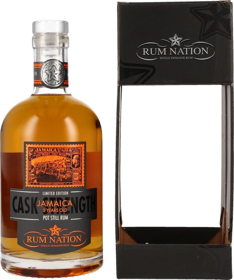 Rum Nation Jamaica Jahre Oloroso Cask Rum 5yo 57.84% 700ml