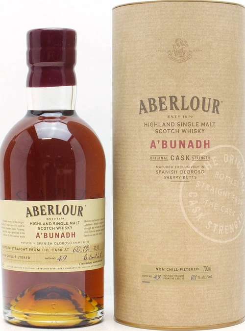 Aberlour A'bunadh batch #49 Sherry Butts 60.1% 700ml