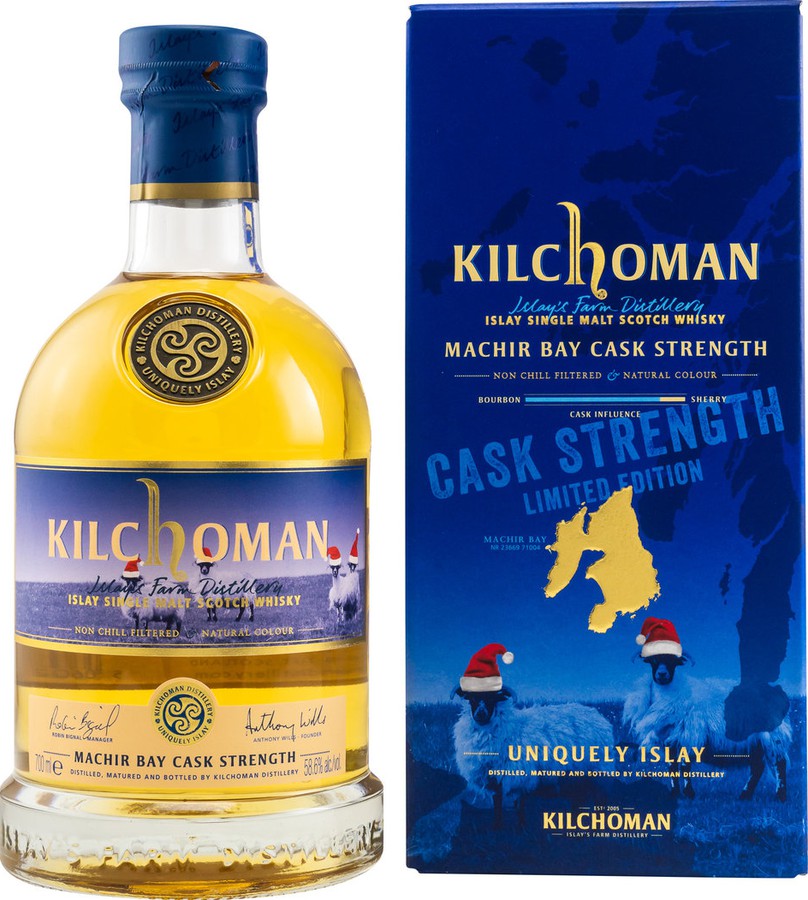 Kilchoman Machir Bay Cask Strength Limited Edition Bourbon and Sherry Casks 58.6% 700ml