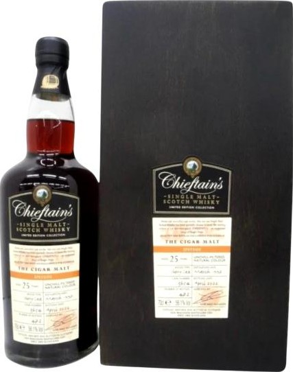 The Cigar Malt 1997 IM Chieftain's Limited Edition Collection 1st Fill Ex-Sherry Butt 56.1% 700ml