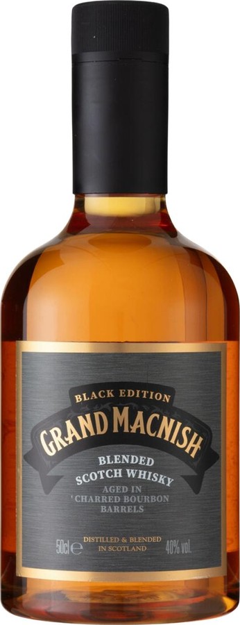 Grand Macnish Black Edition McDI Charred Bourbon Barrels 40% 500ml