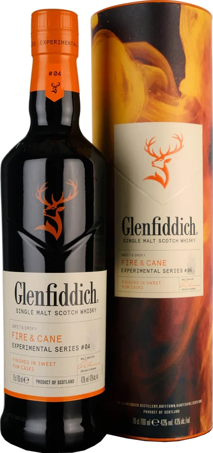 Glenfiddich Fire & Cane Experimental Series No. 04 Rum Cask Finish 43% 700ml