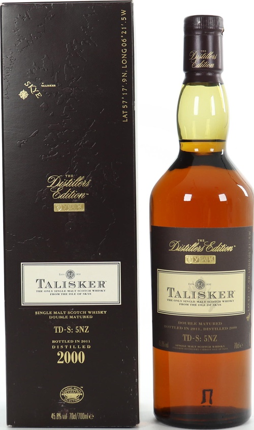 Talisker 2000 The Distillers Edition Amoroso Sherry Casks Finish 45.8% 700ml