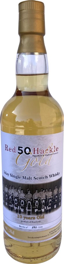 Islay Single Malt Scotch Whisky 10yo UD 50th anniversary of Red Hackle Pipe Band & Highland Dancers 43% 700ml