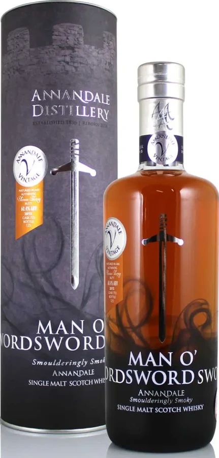Annandale 2015 Man O'Sword Vintage Range Oloroso Sherry Butt 60.4% 700ml