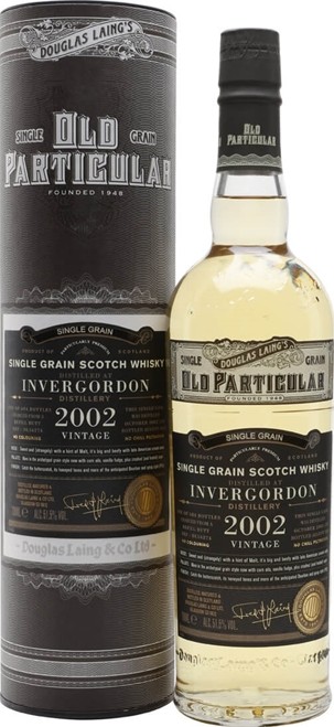 Invergordon 2002 DL Old Particular Single Grain Refill Sherry Butt 51.5% 700ml