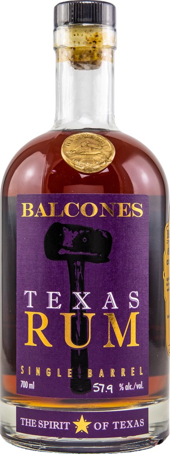 Balcones Texas Rum Single Barrel 57.9% 700ml